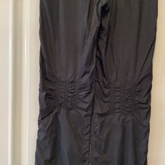 Tail Tech Pants Size Small Black Nylon Blend Athletic Rouched Legs Gym Tie Waist - Picture 7 of 14
